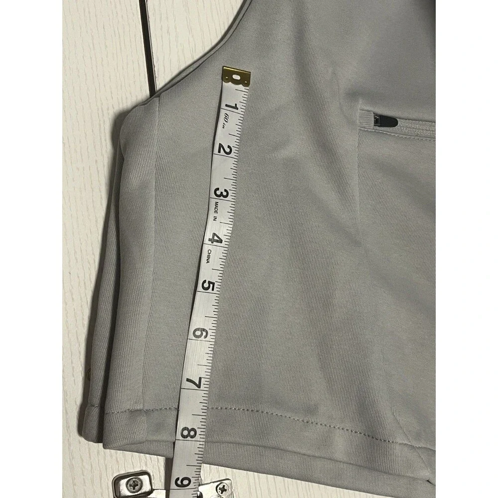 NWT Youth Boy Knit Shorts Sz XL (14-16) Silver Gray